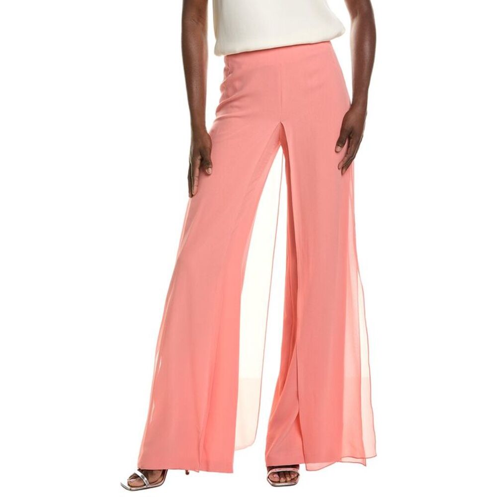 Akris Womens  Carmen Silk Pant, Pink